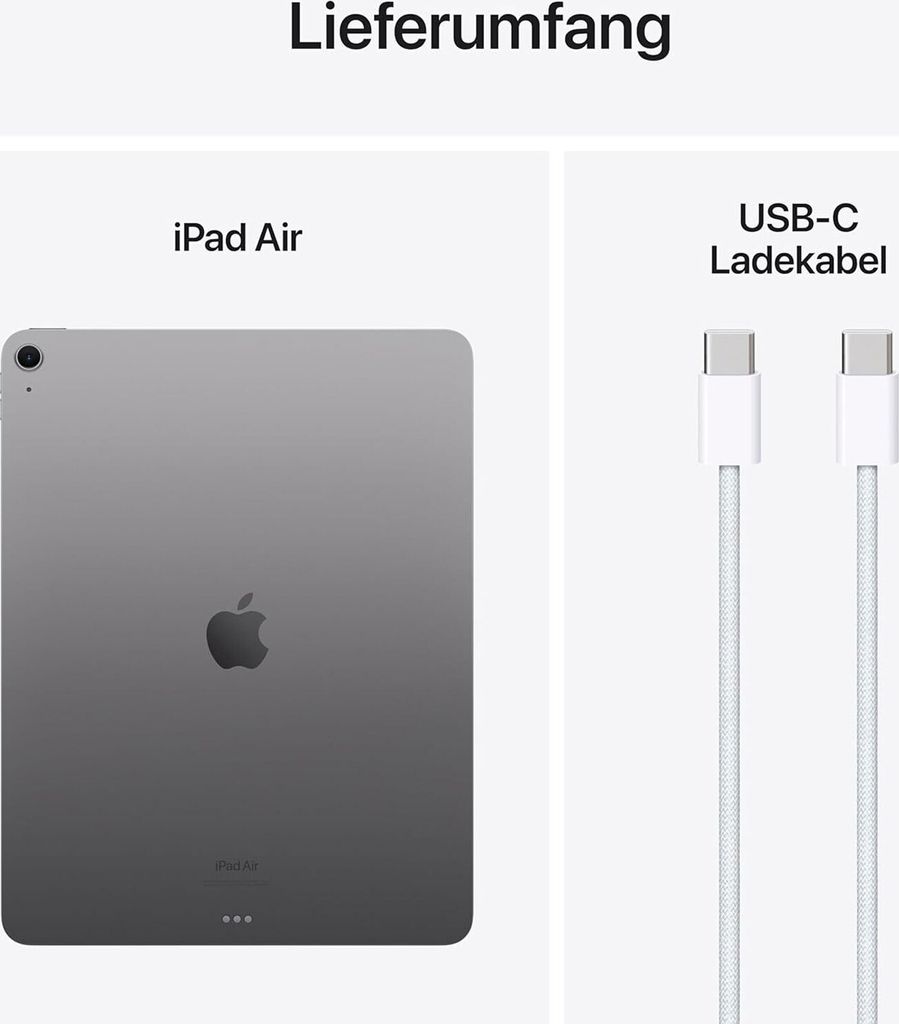 Apple iPad Air 13.0 WIFI 512GB M2 Space Grau NEU Produktbild 14