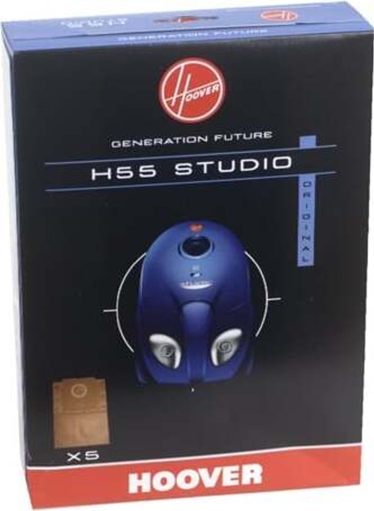 Hoover H55, Staubbeutel, Zylinder-Vakuum, Braun, Papier, 5 Stück(e)