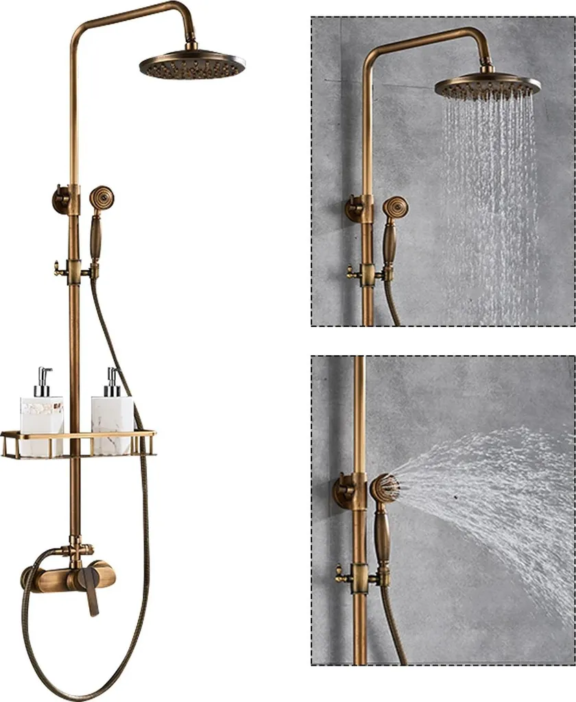 Pomme de douche anticalcaire en laiton - Finissez-en avec la corrosion