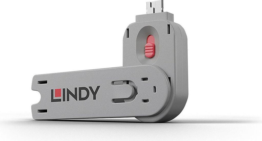 LINDY Schlüssel für USB Typ A Port Schloss pink Produktbild 