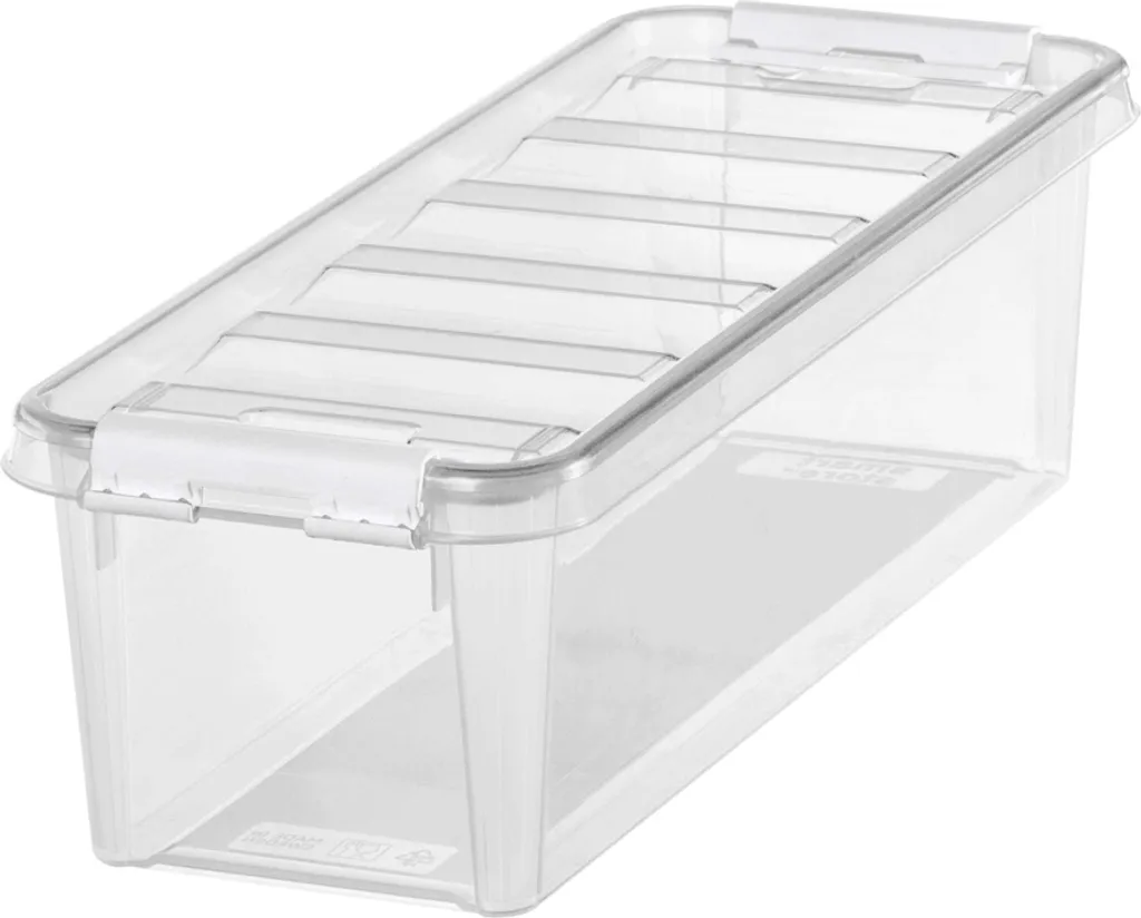 Boîte de rangement plastique 3,5L SmartStore coffret empilable noir