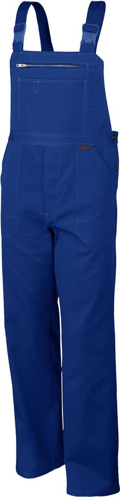 Qualitex Arbeitshose - favorite Latzhose - Arbeitshose aus reiner Baumwolle (BW 320 g) - in Farbe: kornblau - Herren: 56 - Damen: 50
