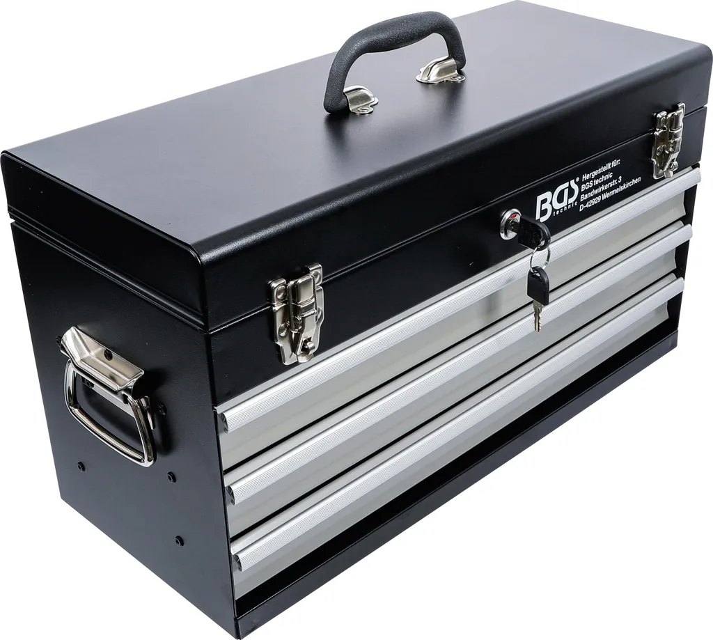 Cassettiera Portautensili BGS 3312 in Acciaio Vuota - Offerta Online - 7