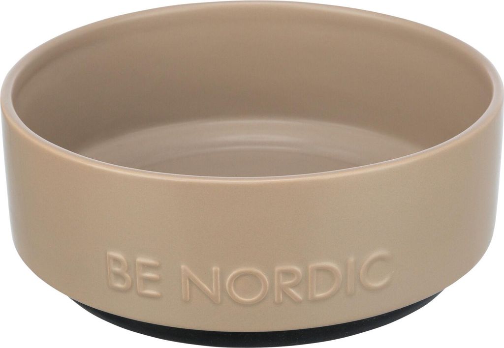TRIXIE BE NORDIC Keramiknapf - taupe - 1,2 l/ø 18 cm Produktbild 