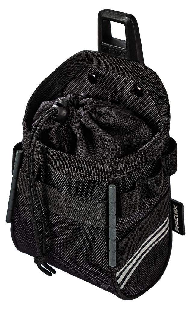 ProClick Nageltasche Nail Pouch M BSS Schwarz mit anthrazitgrauen Tubes