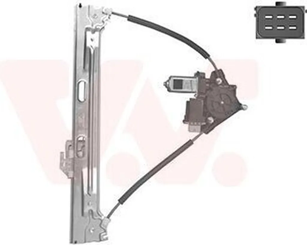 VAN WEZEL 1609267 Lève-vitre électrique arrière gauche pour FIAT 500L