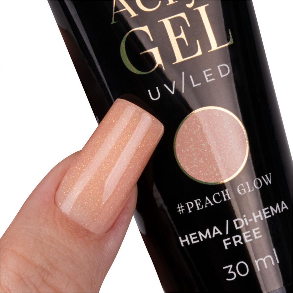 Molly Nails Polygel AcrylGel Aufbaugel Peach Glow 30 ml Produktbild 