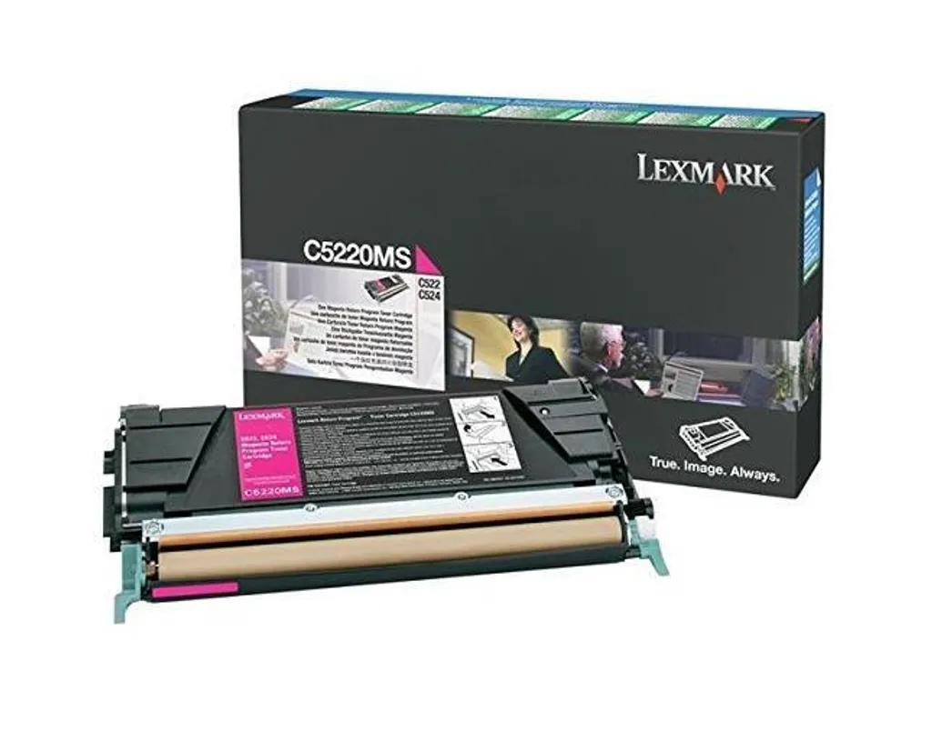 Lexmark C5220MS Magenta | Toner Originale Serie C520 C530 | 3.000 Pag