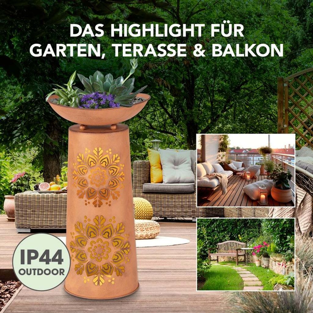 EASYmaxx LEDDekosäule mit Pflanzschale Kaufland.de