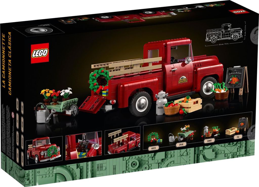 レゴ 10290 LEGO 10290 Icons Pickup, zestaw konstrukcyjny dla