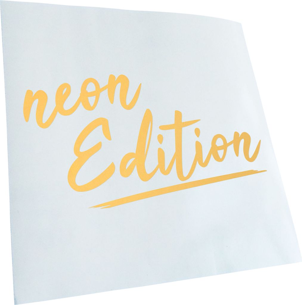 Kiwistar - Autoaufkleber - Neon Edition - Creme - 50x26cm - Aufkleber für Auto, Laptop, Fahrrad, LKW, Motorrad mehrfarbig JDM Decal Racing