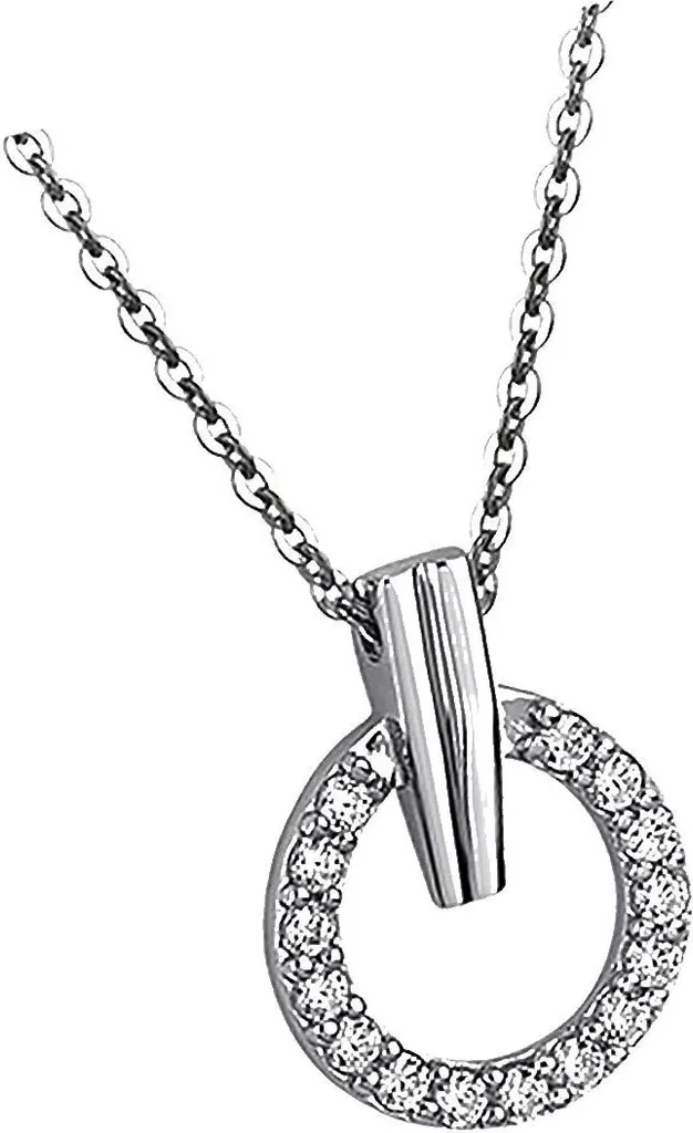 Lotus Silver Collier Zirconia LP1523-1/1 en Argent 925 Cercle Brillant