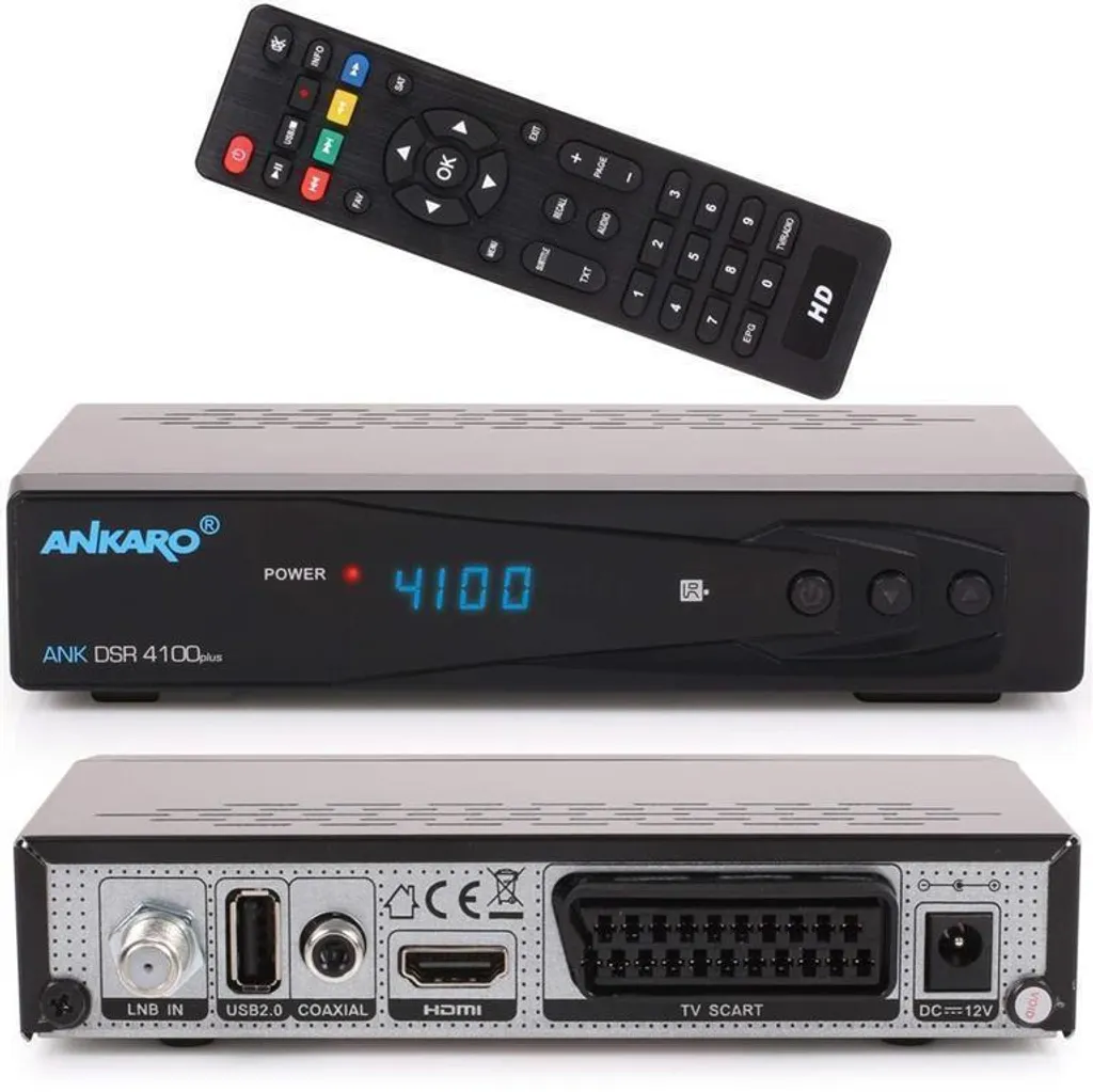 Récepteur Satellite Numérique DVB-S2 Full HD 1080p avec Enregistreur