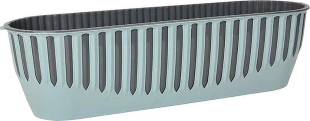 1+1 Piano Pflanzgefäße grün Serinova Balkonkästen 8L Fensterbank Pflanzenbox 51cm winterfest