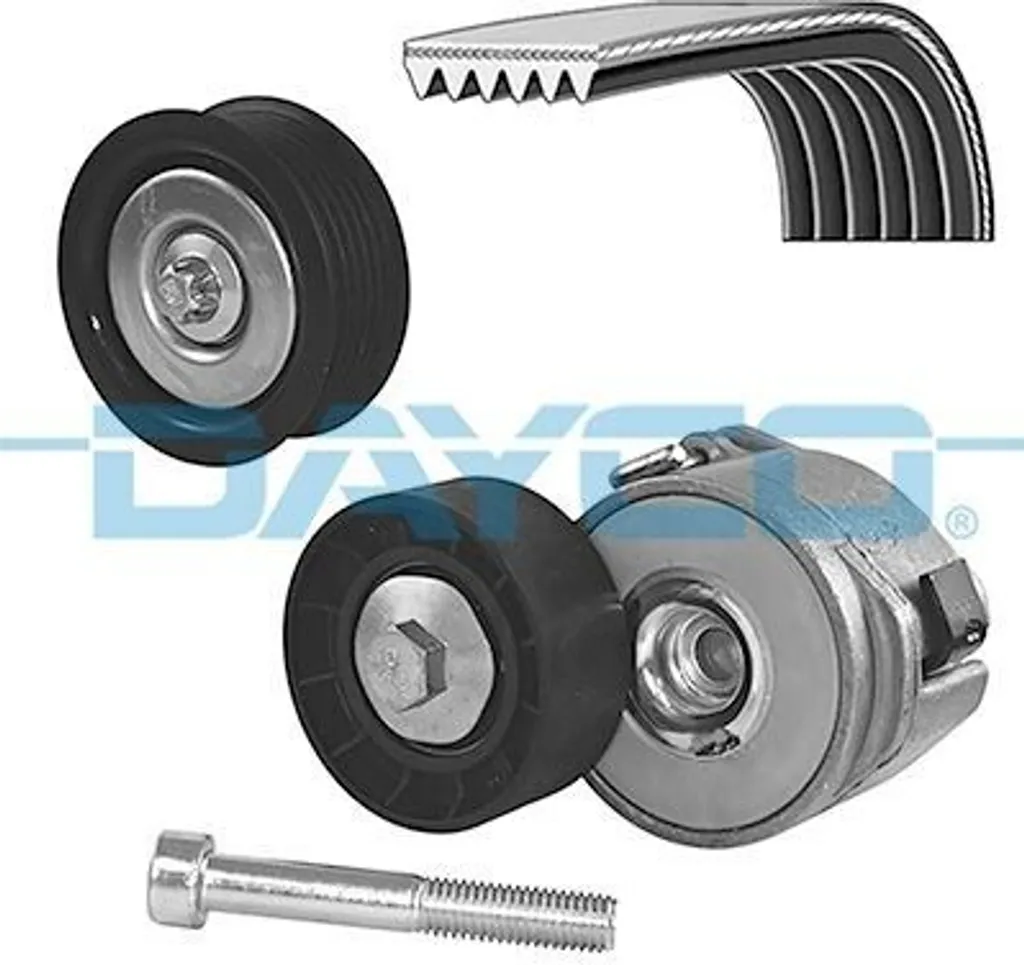 Kit de courroies DAYCO KPV380 pour OPEL ZAFIRA B (A05) - Qualité OE