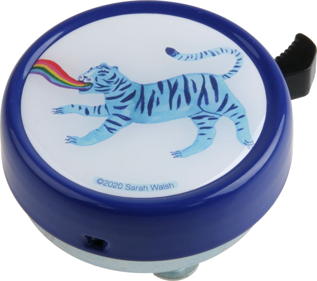 Liix Fahrradklingel Big Colour Bell , Rainbow Tiger - Blau