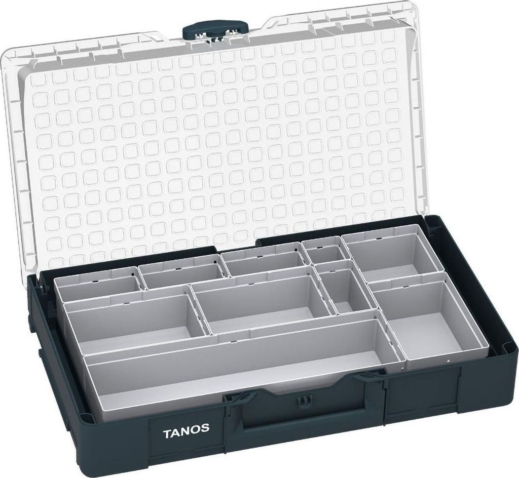 Tanos Systainer³ Organizer L 89 mit 10 Einsatzboxen anthrazit (RAL 7016) - 83500008