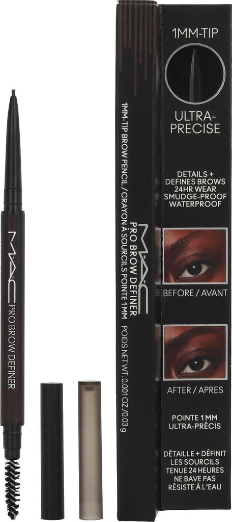 Mac Pro Brow Definer 1mm Tip Brow Pencil Genuine Aubergine 0.001 ounce