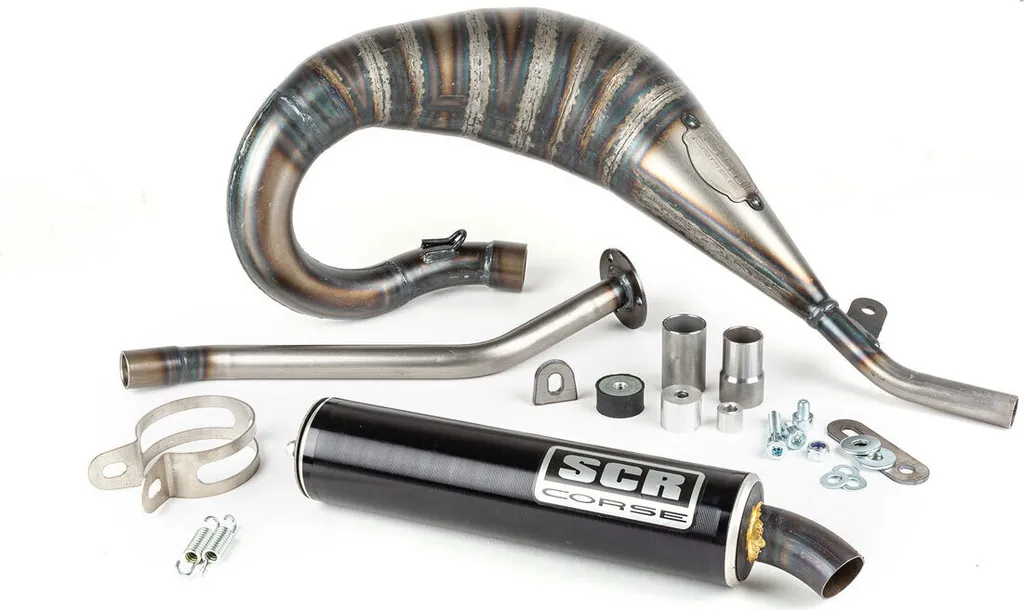 Échappement Beta RR 50/70cc SCR Corse Cross ALU pour Cross et Route