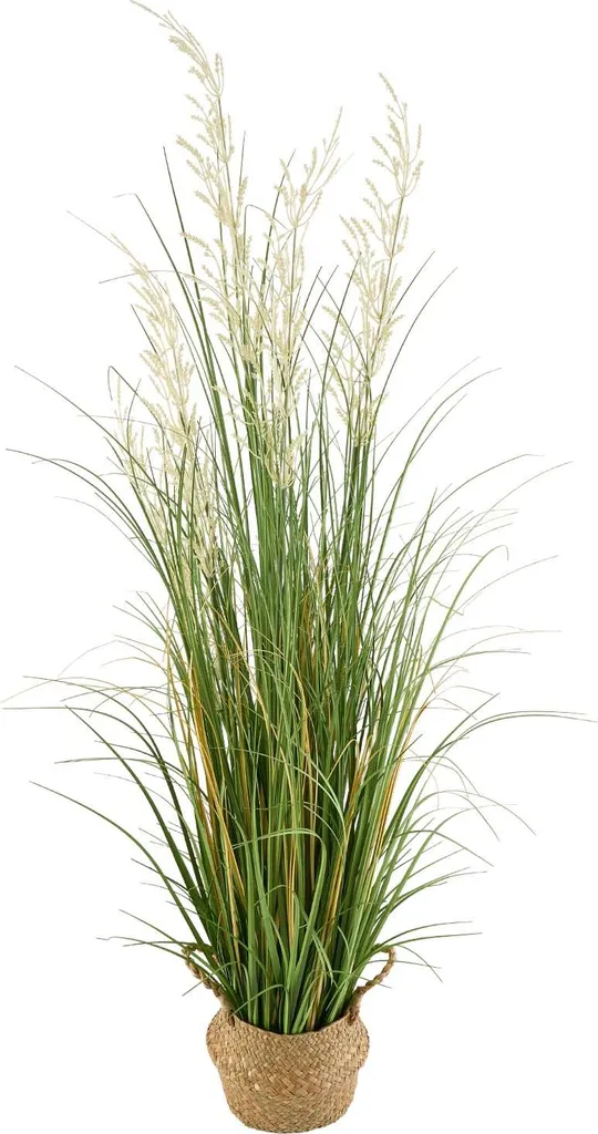 Plante Artificielle Roseau Sauvage 120 cm Herbe Haute Décorative en Pot