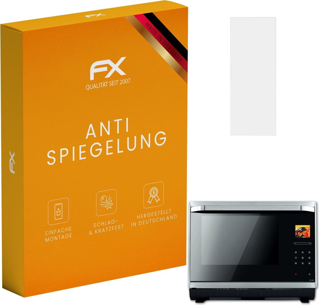 atFoliX FX-Antireflex 2x Schutzfolie kompatibel mit Panasonic NN-CS894S Displayfolie