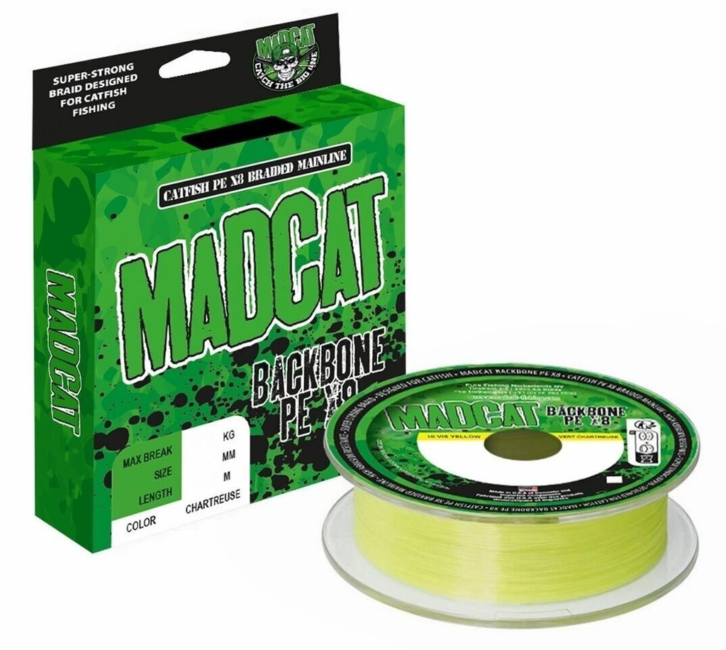 MADCAT Backbone Chartreuse 0,50 mm 600 m 59,1 kg Angelschnur