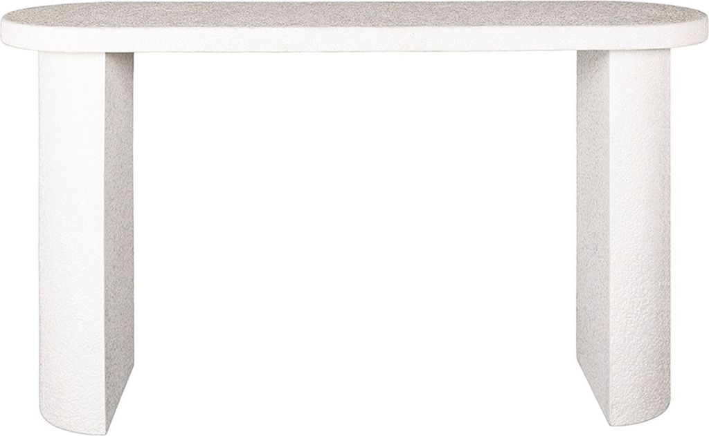 KAWOLA Schminktisch CURUA Konsolentisch Marmor weiß