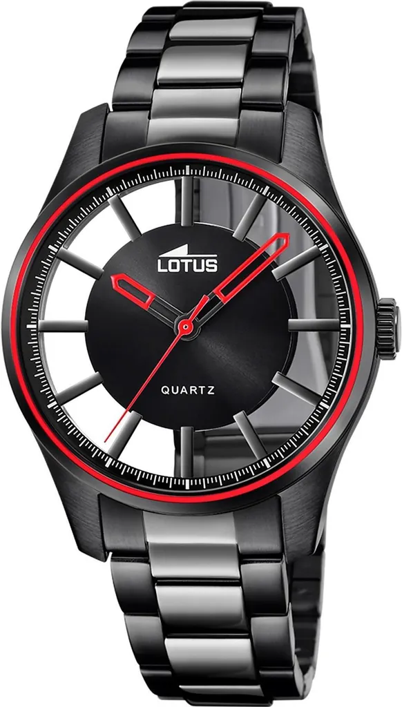 Orologio Uomo Lotus 18905/1 Collezione Minimalist Nero Total Look