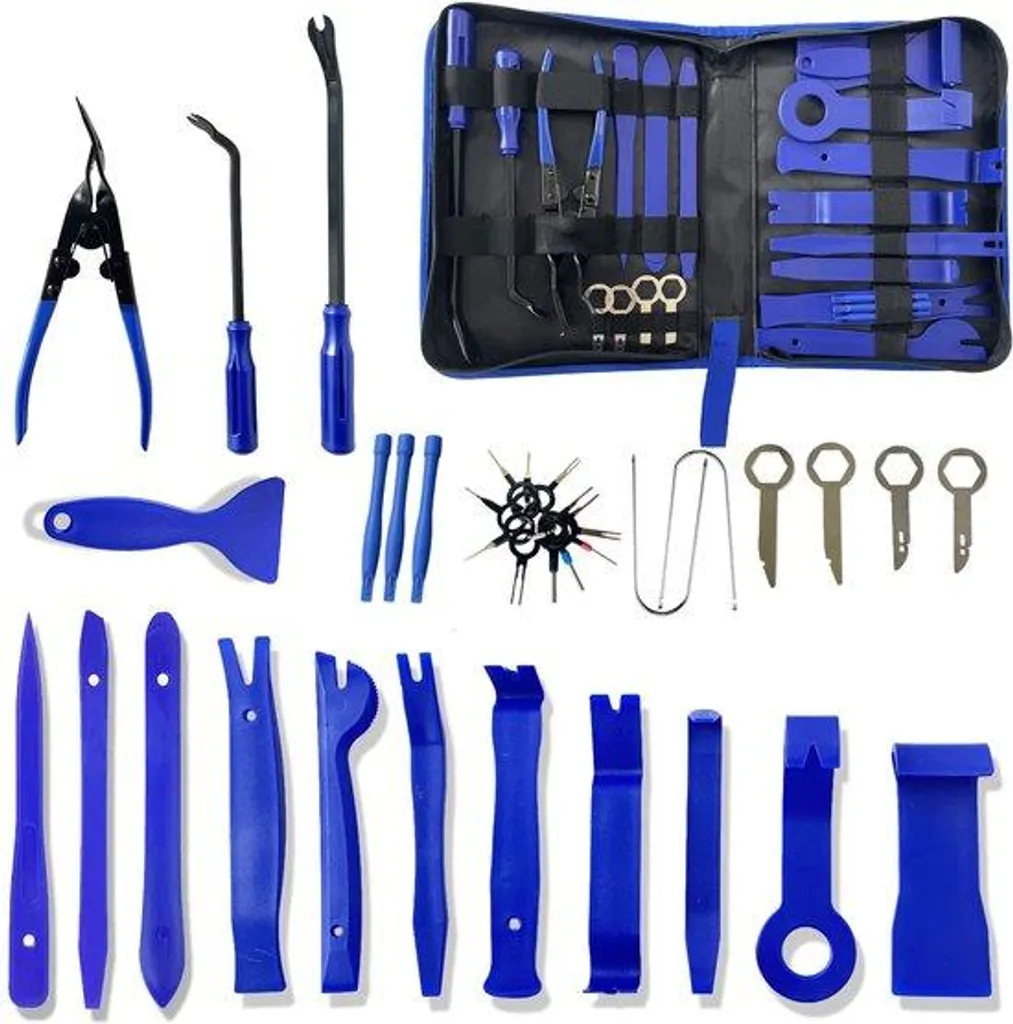 Outil de retrait garniture adhésive auto : Kit réparation intérieur 36pcs