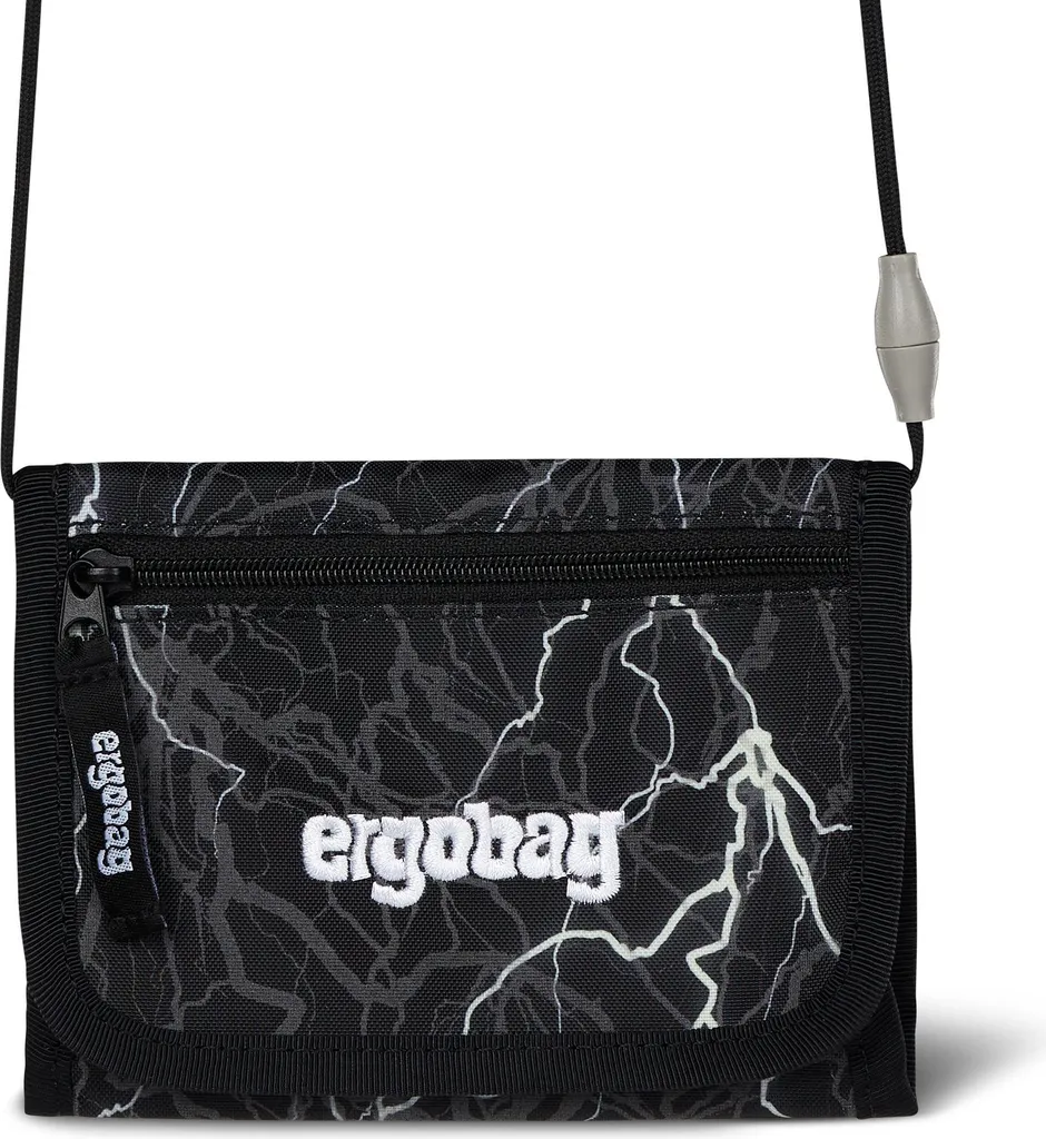 Portafoglio Collo Ergobag Reflex Glow Nero: Borsello Scuola Resistente - 4