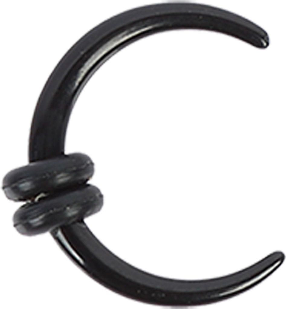 1 Stück Acryl Crescent Taper Flesh Tunnel Ohrdehner Expander Buffalo Hanger Ohrring-2mm