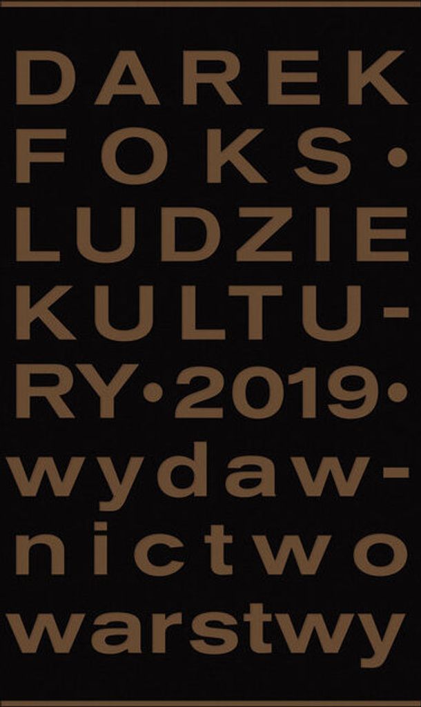Ludzie kultury - tomik poetycki Darka Foksa