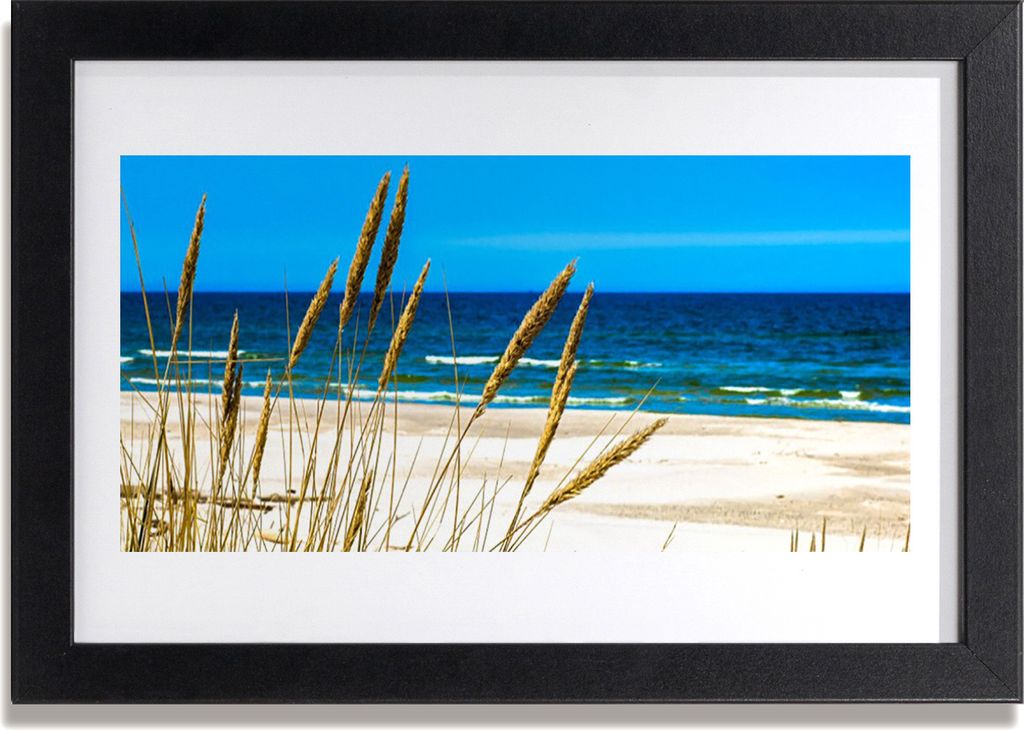 Bild 30x20 MDF-Rahmen Wandkunst Ocean Beach Landschaft Produktbild 