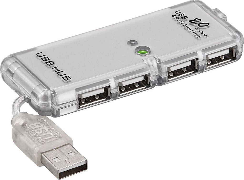 Wentronic USB - HUB 4 Port Mini Hub USB 2.0