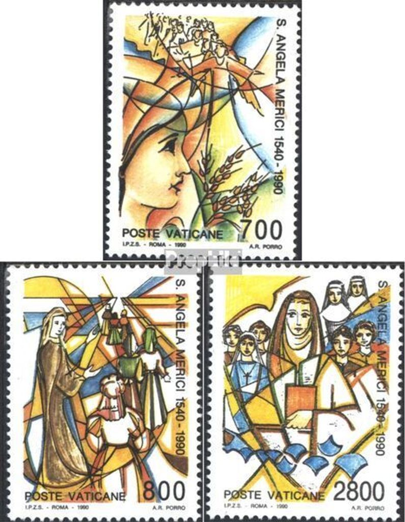 Briefmarken Vatikanstadt 1990 Mi 996-998 (kompl.Ausg.) postfrisch Angela Merici