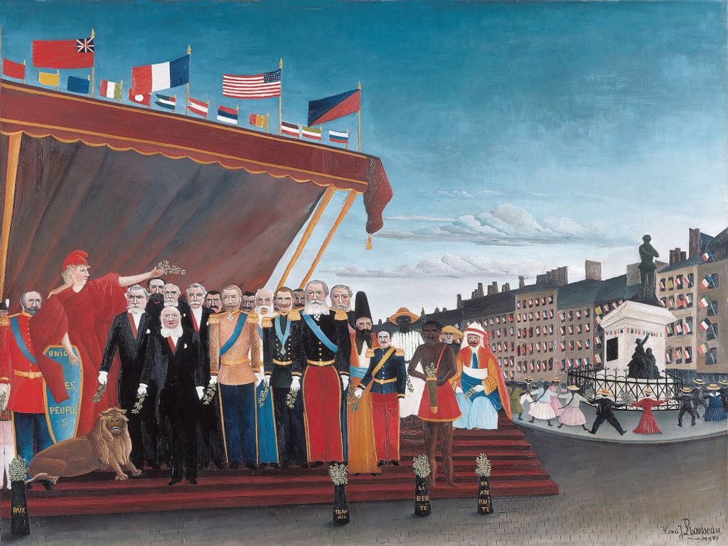 Henri Rousseau Kunstdruck Bild - Die Repräsentanten Der Auswärtigen Mächte Kommen, 1907 (60 x 80 cm)