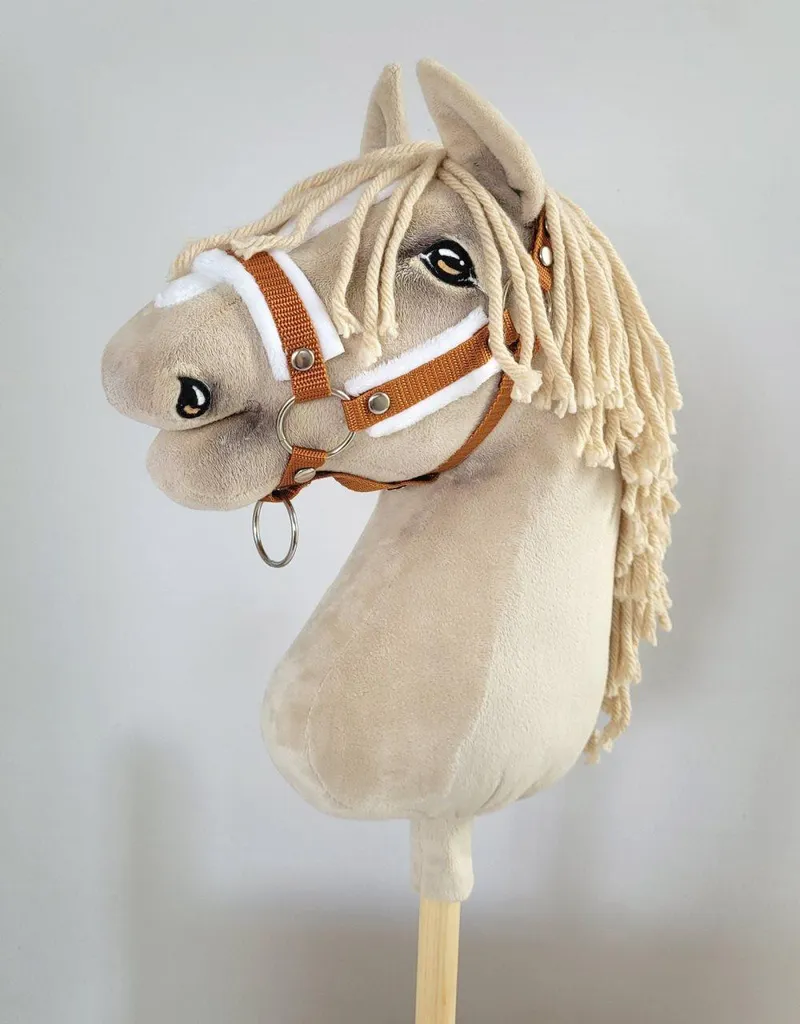 Scheda Tecnica Cavezza Hobby Horse A3 Zenzero Pelliccia Bianca