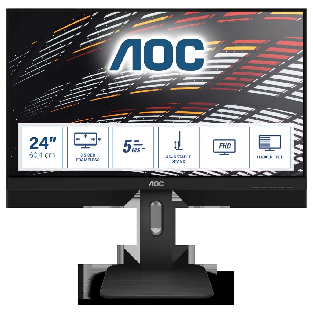 Écran PC Full HD AOC 24P1 Moniteur LED 24" avec pied réglable - 20
