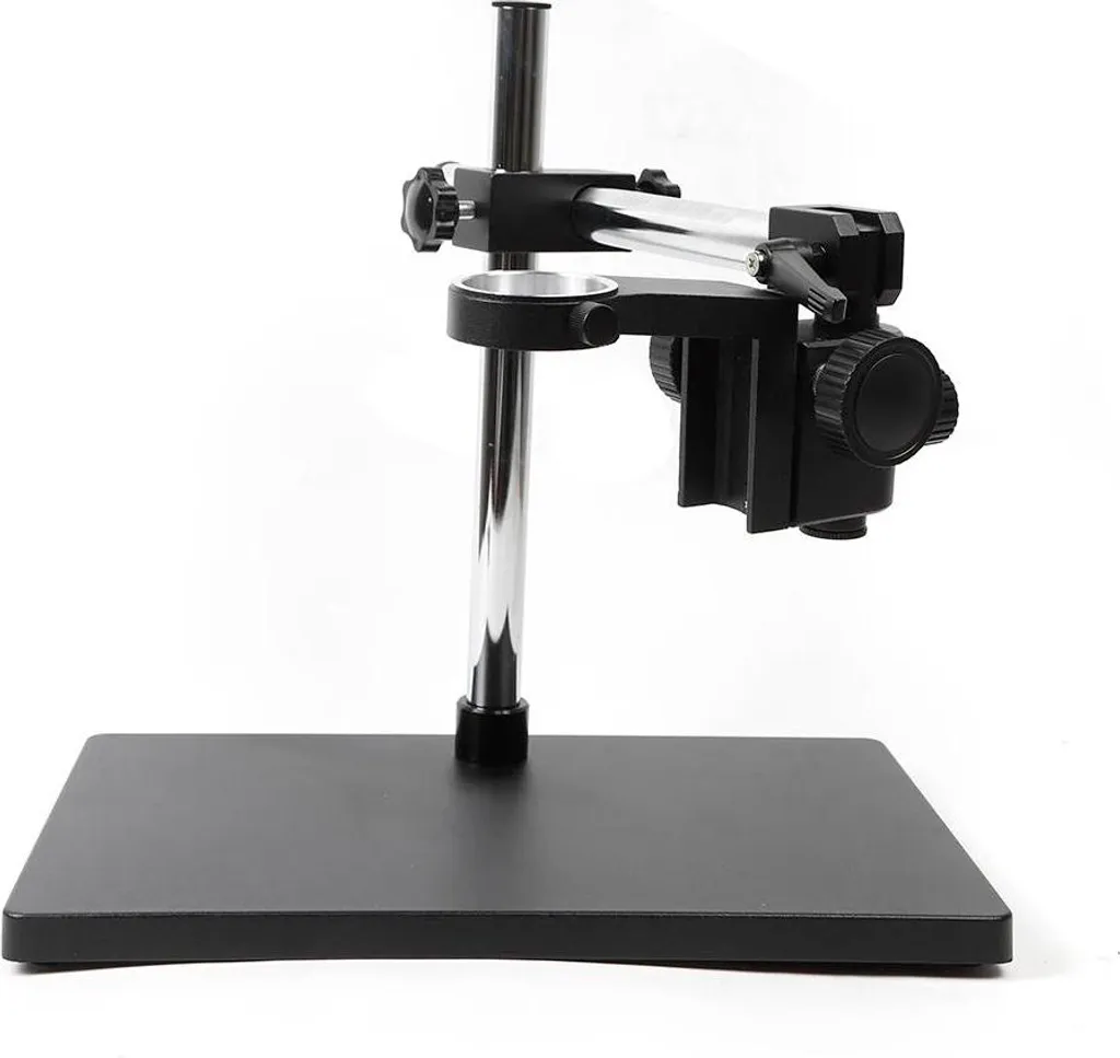 Support microscope réglable 32 cm multi-axes - Fixation table robuste - 9