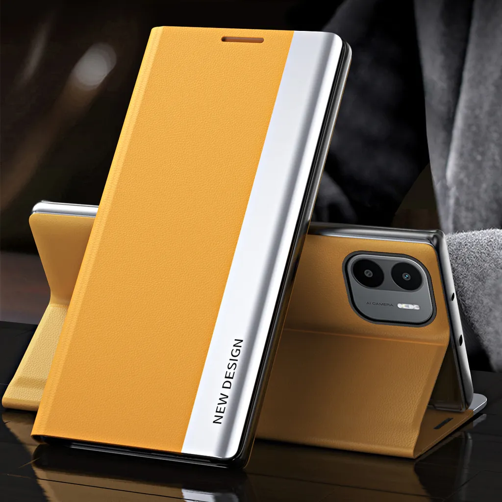 SATURCASE Custodia per Xiaomi Redmi A1 Plus / A2 Plus, farfalla fiore PU pelle flip magnetica portafoglio stand slot per carte di credito copertura protettiva per Xiaomi Redmi A1 Plus/A2 Plus