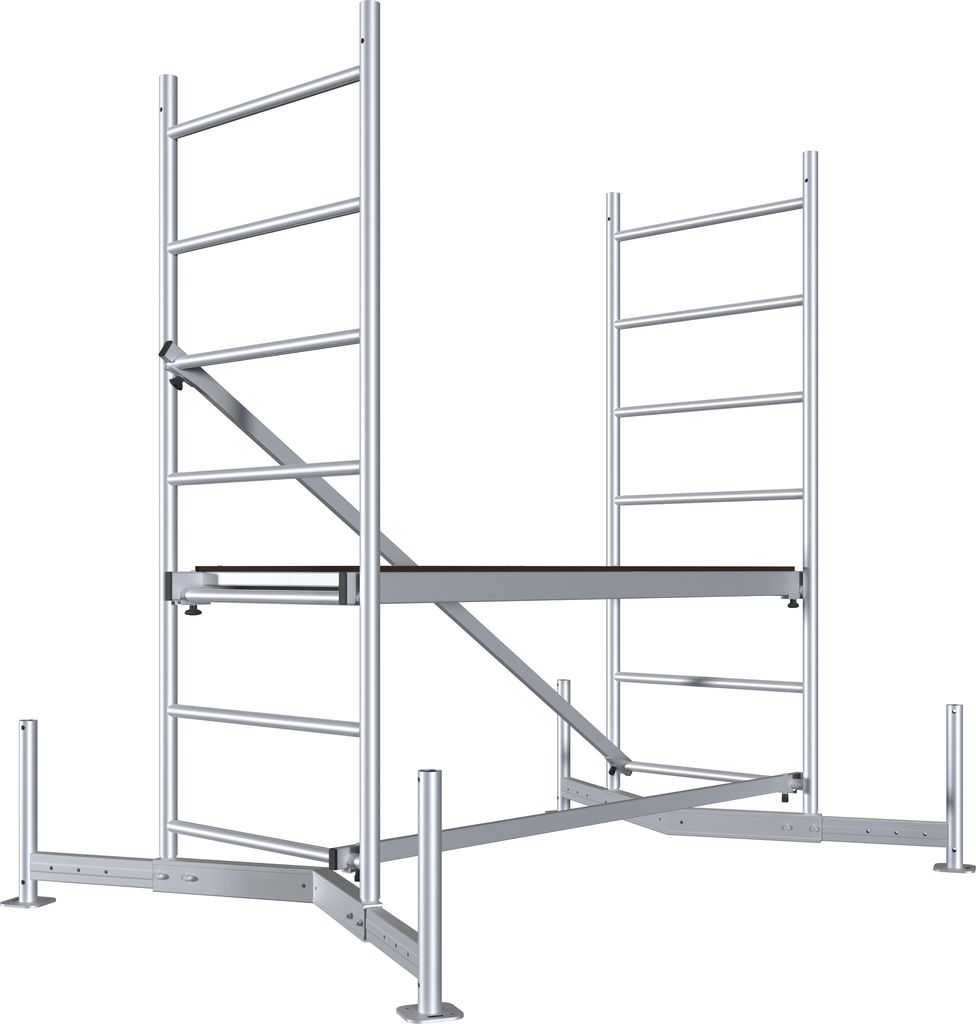 KRAUSE ClimTec Alu-ArbeitsGerüst Grundgerüst 3m Immagine del prodotto 