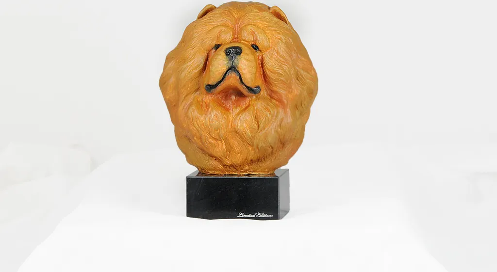 Statue Spitz Nain réaliste : l'alternative d'art pour déco canine chic
