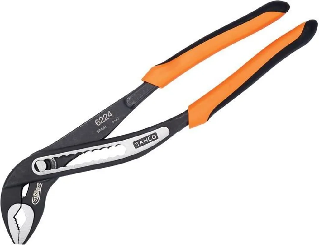 Pince multiprise Bahco 250 mm pour débloquer écrous et tubes difficiles