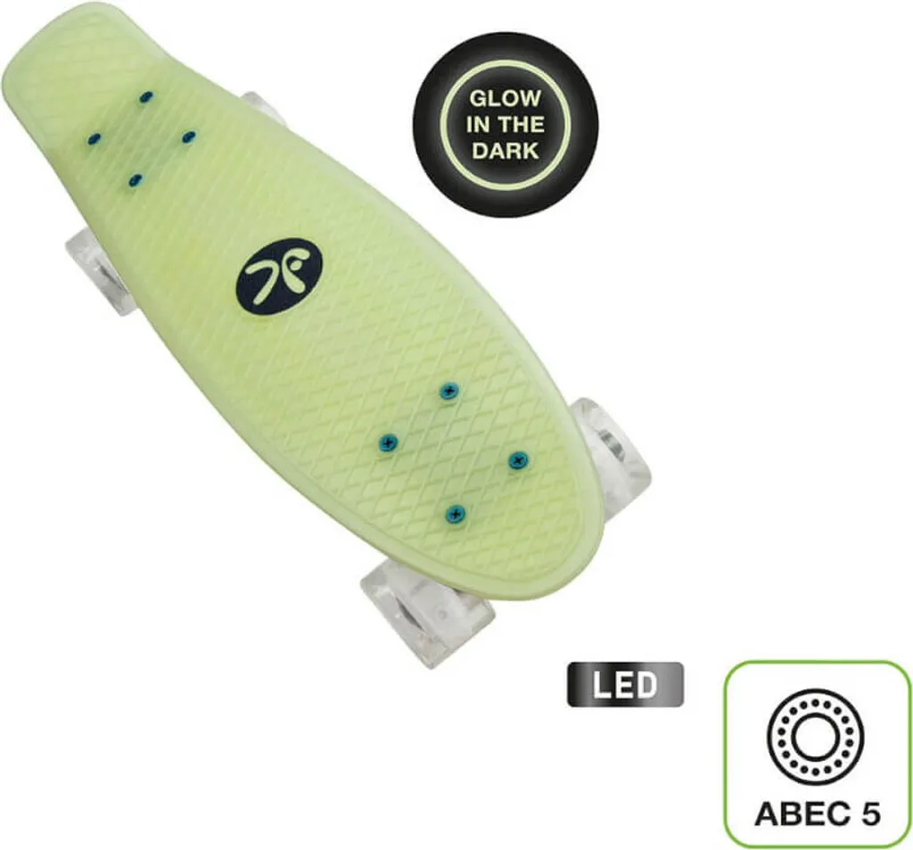 Skateboard de ville pour débutant - MUUWMI Lights Fun pour enfants