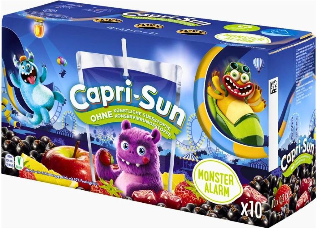 Capri Sun Monster Alarme Jus de fruits multiples Boisson Image du produit 