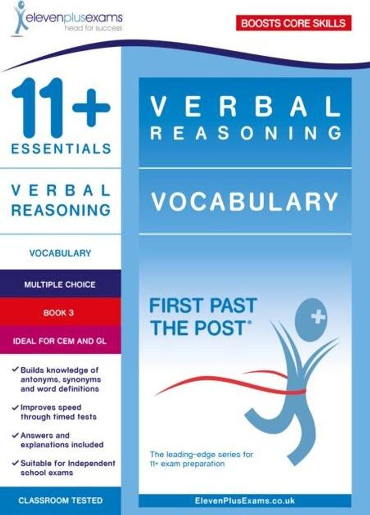 11+ Essentials Verbal Reasoning: Vocabulary Book 3