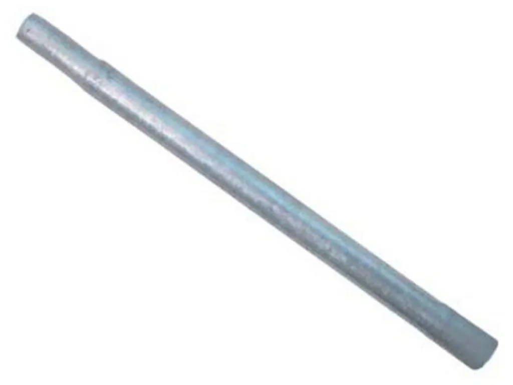 Mât d'antenne 42mm emboîtable en acier galvanisé de 1m de long
