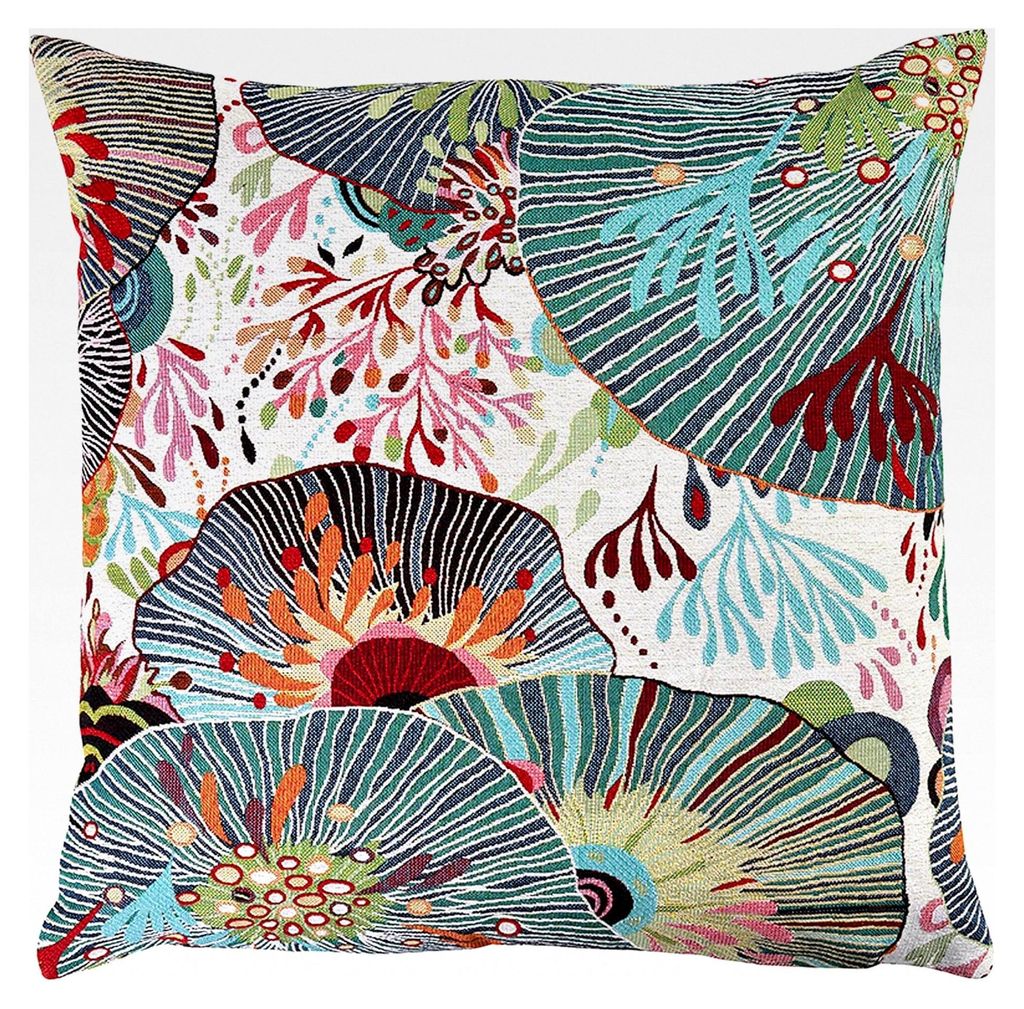 Kissenbezug Sea Flowers bunt 40x40 cm