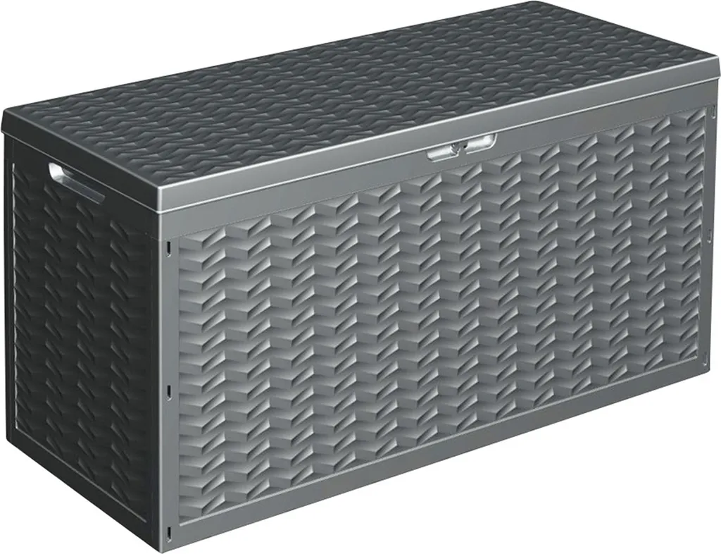 Baule Esterno 120x45x60 cm Resistente UV - Contenitore Giardino 300L