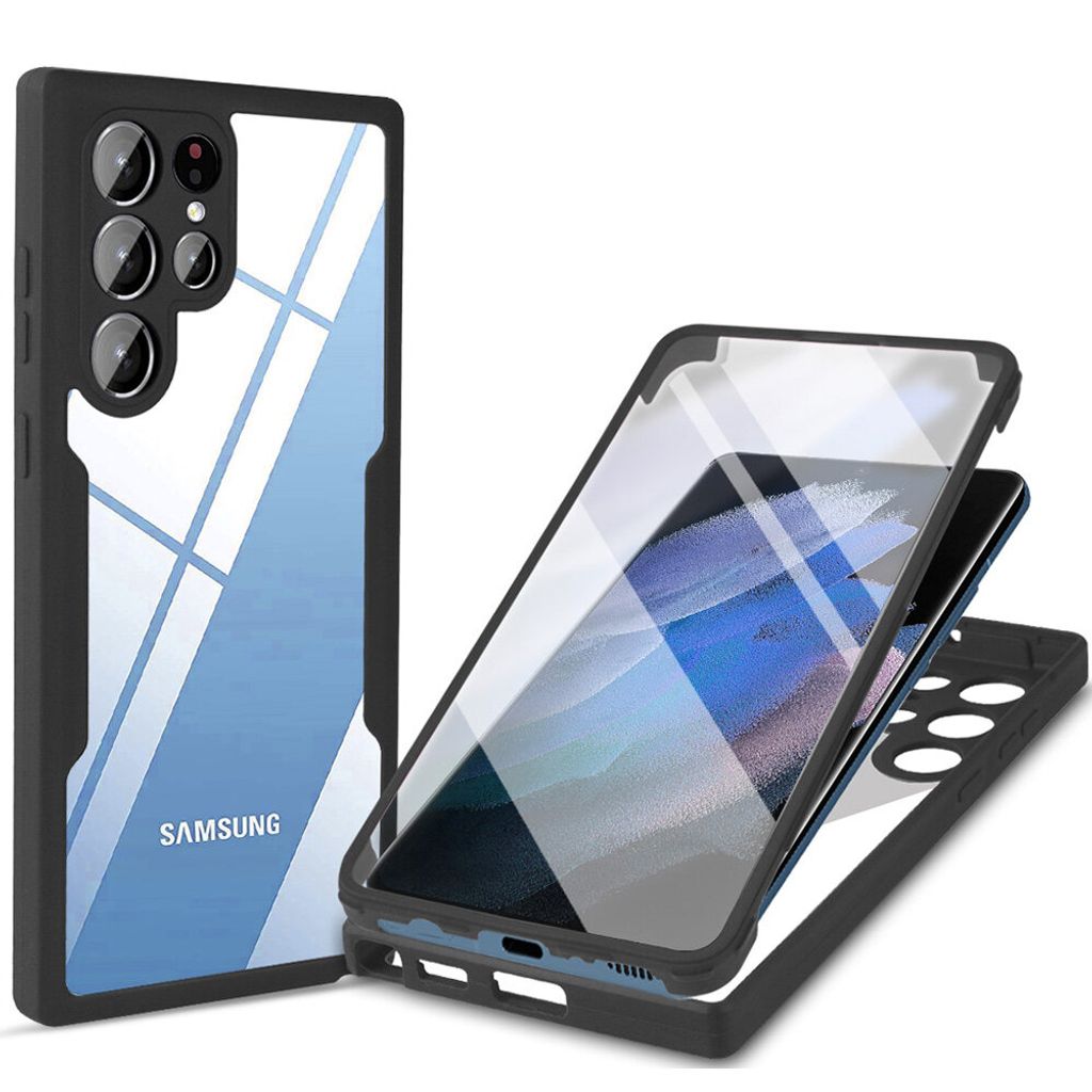 Handyhülle für Samsung Galaxy S22 Ultra Case - Schwarz